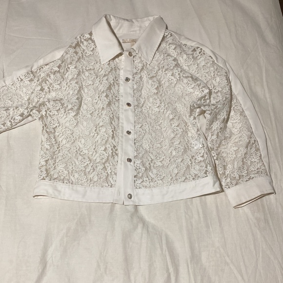 Lace white light jacket - Picture 3 of 6